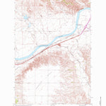United States Geological Survey Fallon SW, MT (1972, 24000-Scale) digital map
