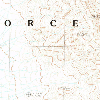 United States Geological Survey Fallout Hills NE, NV (1983, 24000-Scale) digital map