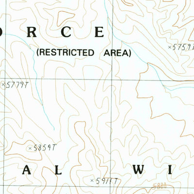 United States Geological Survey Fallout Hills, NV (1989, 24000-Scale) digital map