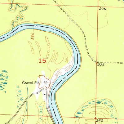 United States Geological Survey Falls Chapel, AR (1950, 24000-Scale) digital map