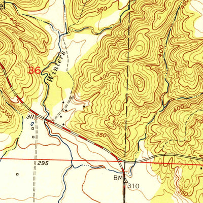 United States Geological Survey Falls Chapel, AR (1951, 24000-Scale) digital map