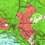 United States Geological Survey Falls Church, VA-MD (1956, 24000-Scale) digital map