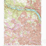 United States Geological Survey Falls Church, VA-MD (1965, 24000-Scale) digital map