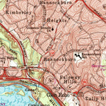 United States Geological Survey Falls Church, VA-MD (1965, 24000-Scale) digital map
