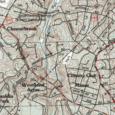 United States Geological Survey Falls Church, VA-MD (1994, 24000-Scale) digital map