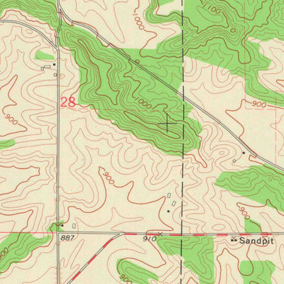 United States Geological Survey Falls City, WI (1972, 24000-Scale) digital map