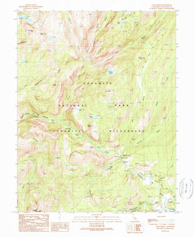 United States Geological Survey Falls Ridge, CA (1990, 24000-Scale) digital map