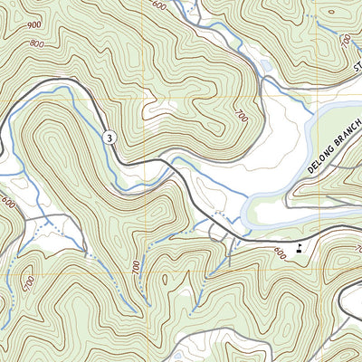 United States Geological Survey Fallsburg, KY (2022, 24000-Scale) digital map
