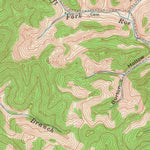 United States Geological Survey Fallsburg, KY-WV (1953, 24000-Scale) digital map
