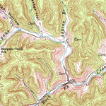 United States Geological Survey Fallsburg, KY-WV (1971, 24000-Scale) digital map