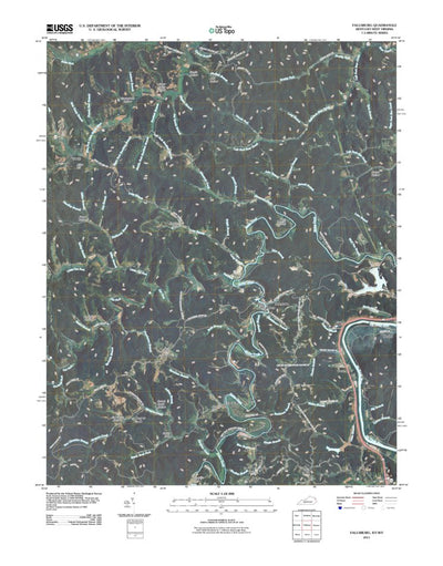 United States Geological Survey Fallsburg, KY-WV (2011, 24000-Scale) digital map