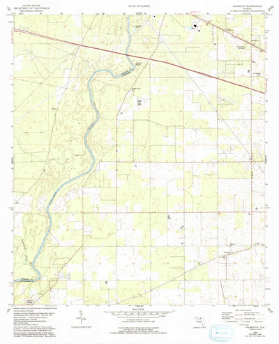 United States Geological Survey Falmouth, FL (1959, 24000-Scale) digital map