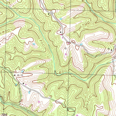 United States Geological Survey Falmouth, KY (1954, 24000-Scale) digital map