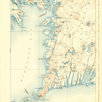 United States Geological Survey Falmouth, MA (1893, 62500-Scale) digital map