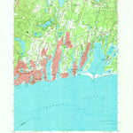 United States Geological Survey Falmouth, MA (1972, 24000-Scale) digital map
