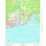 United States Geological Survey Falmouth, MA (1972, 25000-Scale) digital map