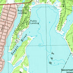 United States Geological Survey Falmouth, MA (1972, 25000-Scale) digital map