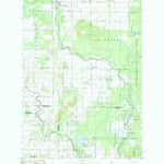 United States Geological Survey Falmouth, MI (1983, 25000-Scale) digital map