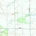 United States Geological Survey Falmouth, MI (1983, 25000-Scale) digital map