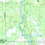 United States Geological Survey Falmouth, MI (1983, 25000-Scale) digital map
