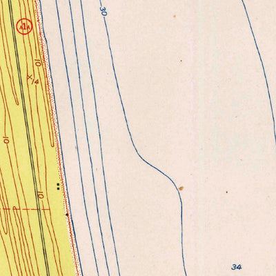 United States Geological Survey False Cape, FL (1951, 24000-Scale) digital map