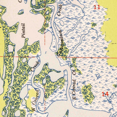 United States Geological Survey False Cape, FL (1951, 24000-Scale) digital map