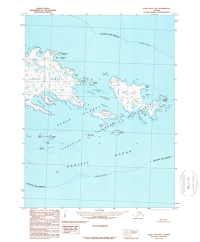 United States Geological Survey False Pass B-2, AK (1989, 63360-Scale) digital map