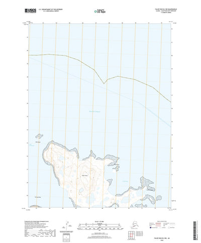 United States Geological Survey False Pass B-2 NE, AK (2020, 25000-Scale) digital map