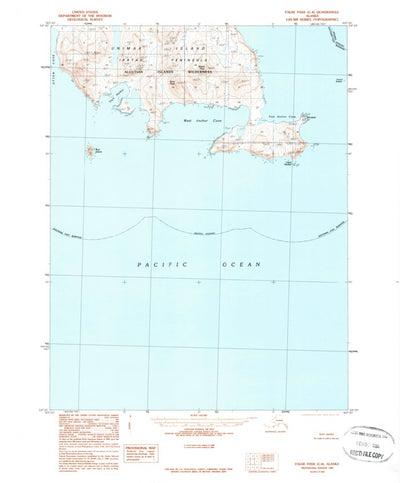 United States Geological Survey False Pass C-4, AK (1989, 63360-Scale) digital map