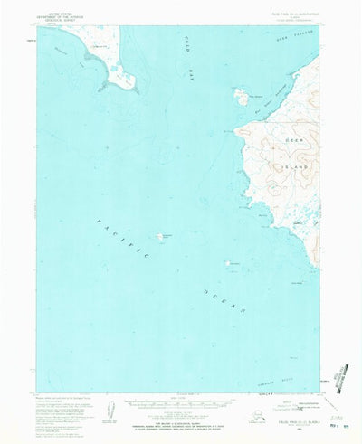 United States Geological Survey False Pass D-2, AK (1963, 63360-Scale) digital map