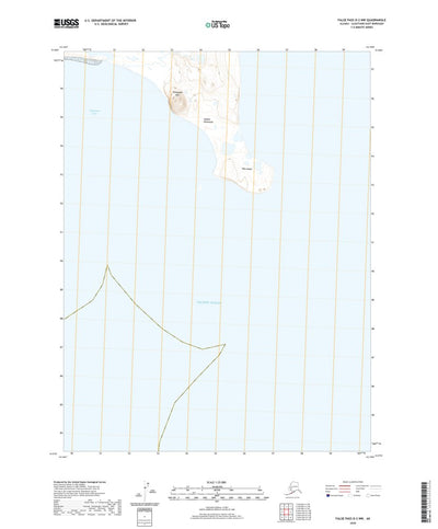 United States Geological Survey False Pass D-2 NW, AK (2020, 25000-Scale) digital map