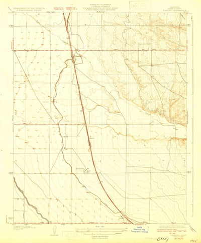 United States Geological Survey Famoso, CA (1930, 31680-Scale) digital map