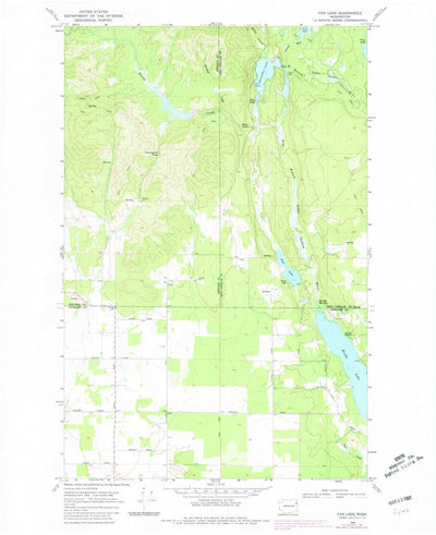 United States Geological Survey Fan Lake, WA (1968, 24000-Scale) digital map