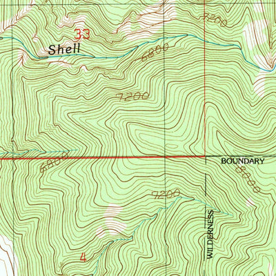 United States Geological Survey Fan Mountain, MT (1988, 24000-Scale) digital map