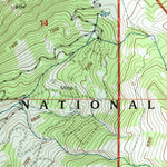 United States Geological Survey Fan Mountain, MT (1997, 24000-Scale) digital map