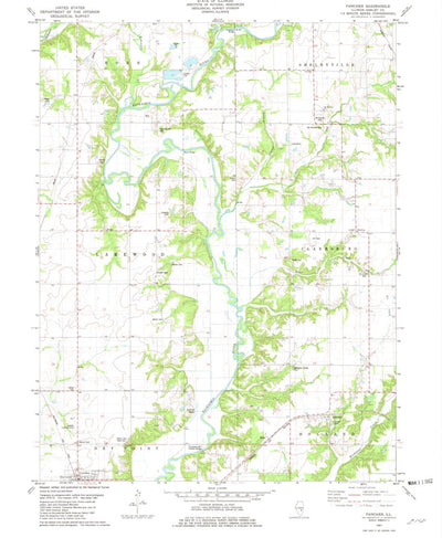 United States Geological Survey Fancher, IL (1981, 24000-Scale) digital map