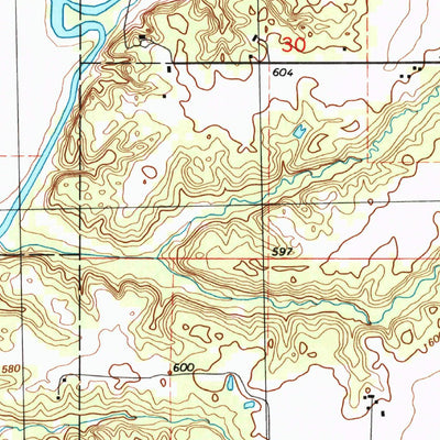 United States Geological Survey Fancher, IL (1998, 24000-Scale) digital map
