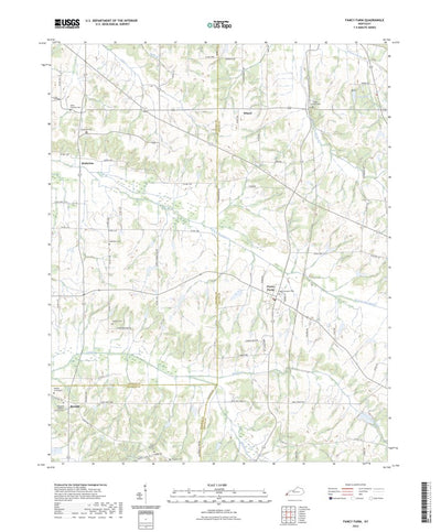 United States Geological Survey Fancy Farm, KY (2022, 24000-Scale) digital map