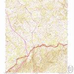 United States Geological Survey Fancy Gap, VA (1968, 24000-Scale) digital map