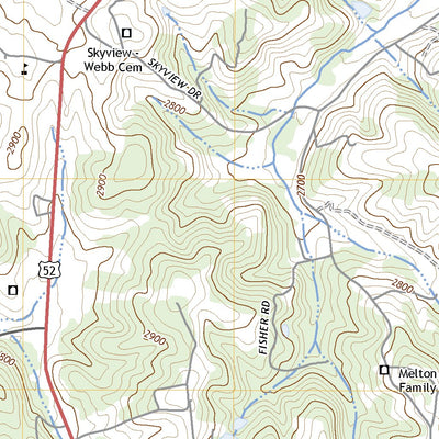 United States Geological Survey Fancy Gap, VA (2022, 24000-Scale) digital map