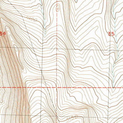 United States Geological Survey Fandango Canyon, OR (1986, 24000-Scale) digital map