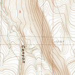United States Geological Survey Fandango Canyon, OR (1986, 24000-Scale) digital map