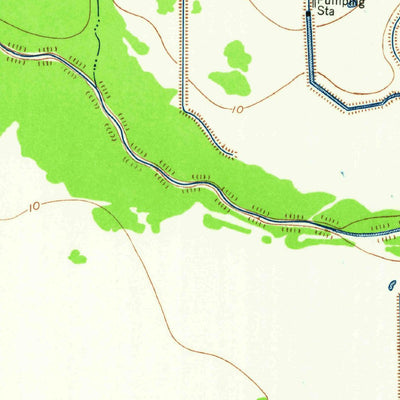 United States Geological Survey Fannett East, TX (1943, 24000-Scale) digital map