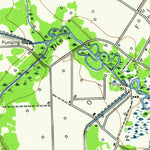 United States Geological Survey Fannett East, TX (1943, 24000-Scale) digital map