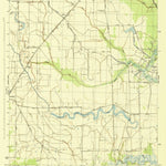 United States Geological Survey Fannett East, TX (1945, 31680-Scale) digital map
