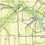 United States Geological Survey Fannett East, TX (1945, 31680-Scale) digital map
