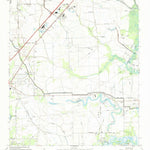 United States Geological Survey Fannett East, TX (1994, 24000-Scale) digital map