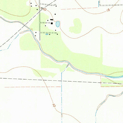 United States Geological Survey Fannett East, TX (1994, 24000-Scale) digital map