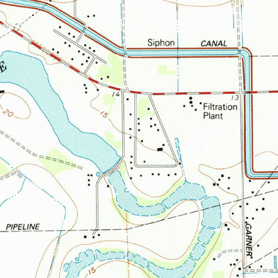 United States Geological Survey Fannett East, TX (1994, 24000-Scale) digital map