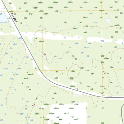 United States Geological Survey Fannett West, TX (2022, 24000-Scale) digital map
